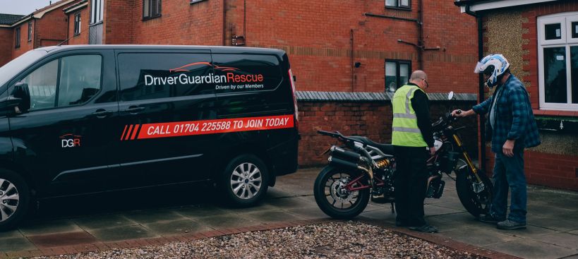 A Driver Guardian Agent Assists With Motorbike Breakdown Cover